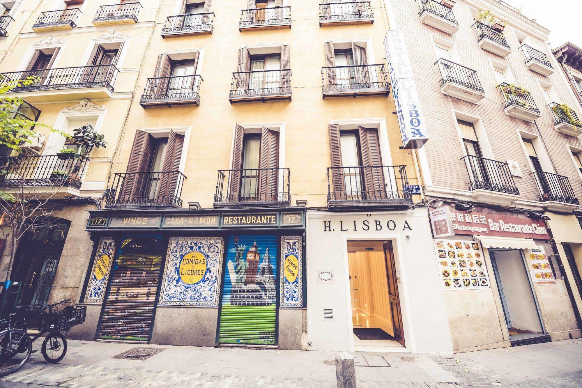 Hostal Lisboa Hotell Madrid Eksteriør bilde